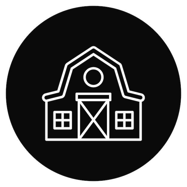 Vector barn icon vector image can be used for village