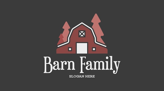 Barn Logo Design Concept Vector Barn Logo Template Vector