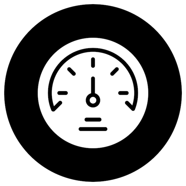 Barometer Vector Icon Design Illustration