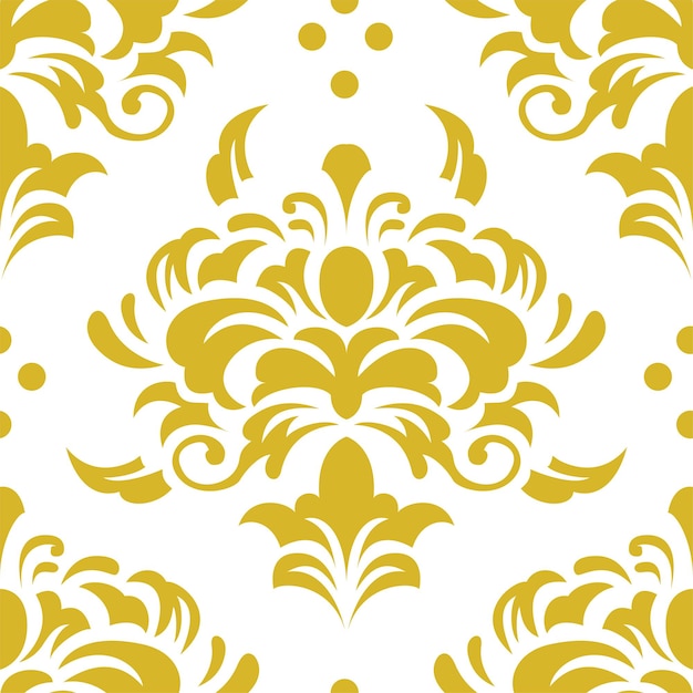 Vector baroque decoratieve illustratie patroon achtergrond