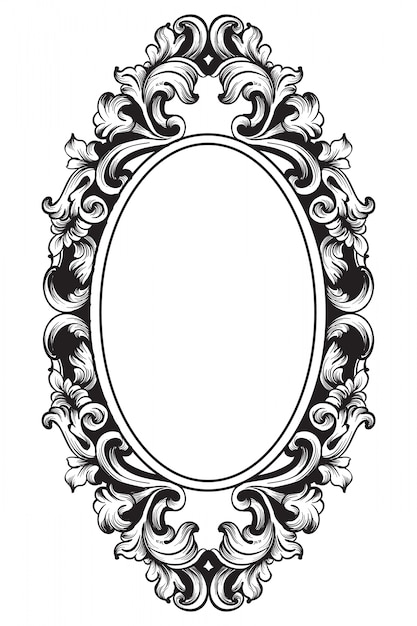 Baroque frame victorian decor