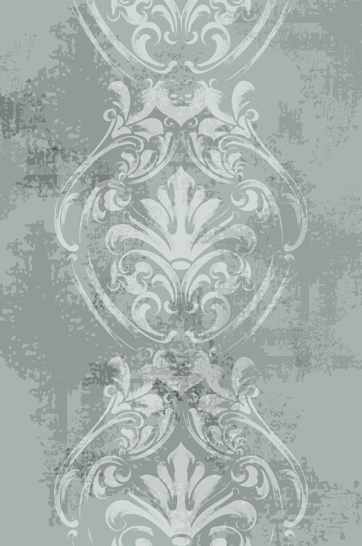 Vector baroque texture pattern