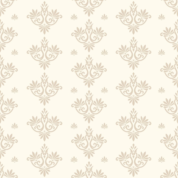 Vector baroque wallpaper. seamless vector background of ornate decorative gold leaves in art deco style.
