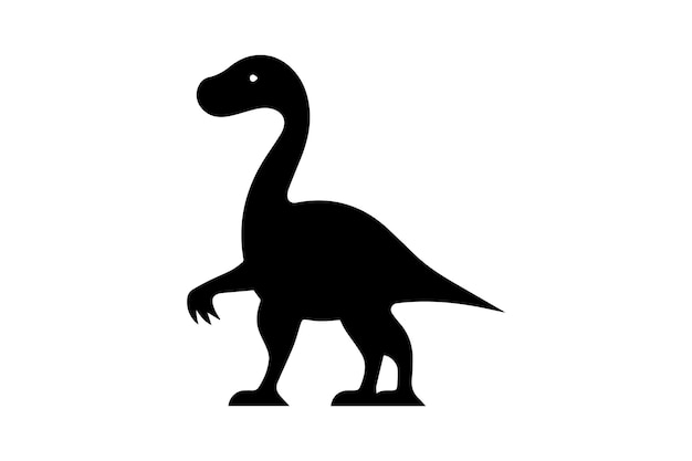 Vector barosaurus flat icon