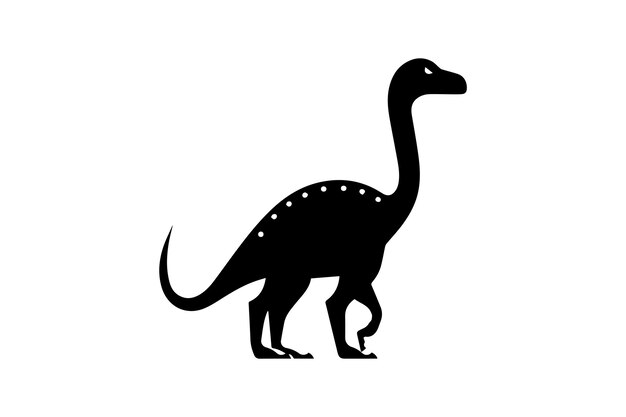 Vector barosaurus flat icon