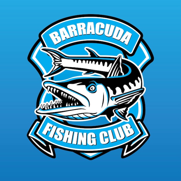 Barracuda Vis Vector Barracuda Visserij Logo