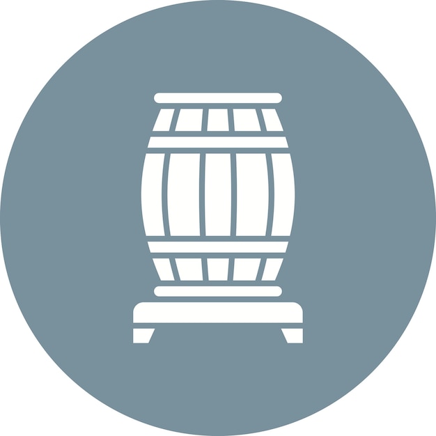 Vector barrel icon vector image can be used for farming and gardening