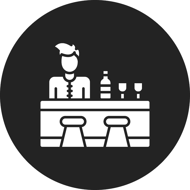 Bartender icon vector image Can be used for Catering