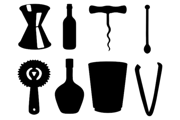 Vector bartender tools vector pack