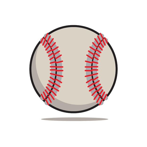 Disegno di vettore di sport palla da baseball