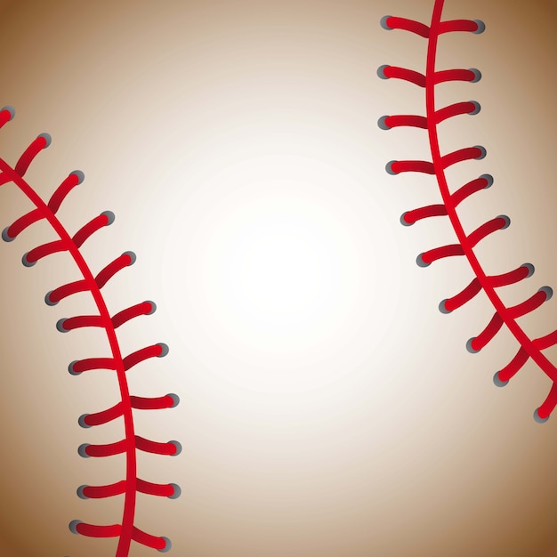 Vector baseball ball texture background old vector illustration