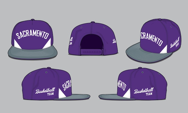 baseball cap vector template sports apparel basketball