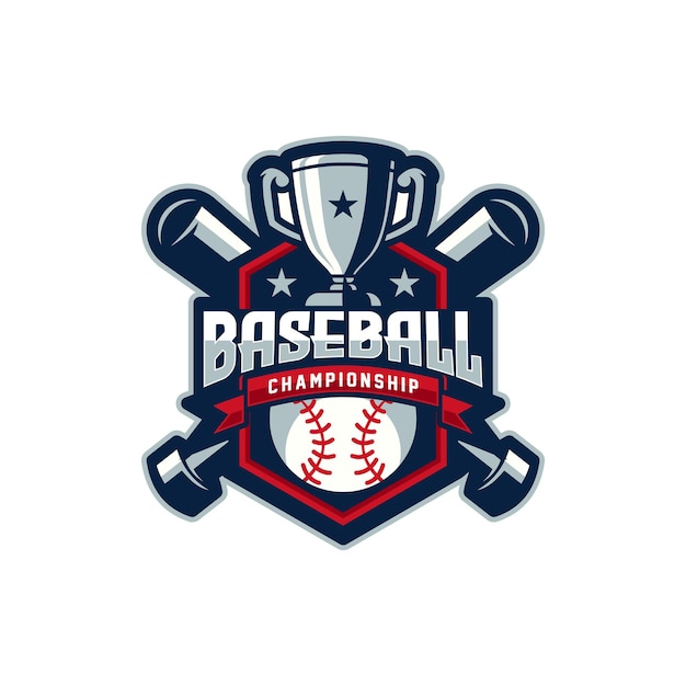 Premium Vector | Baseball championship logo design inspiration