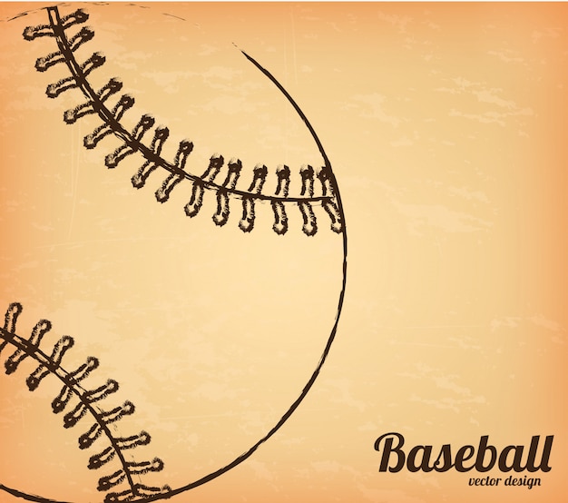 Vector baseball design