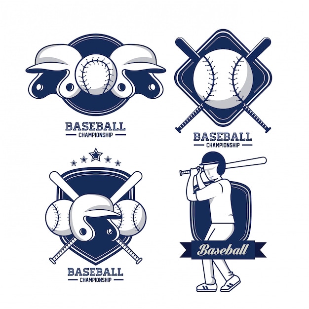 Baseball emblems collection