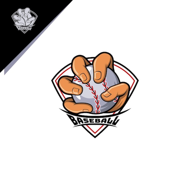 baseball illustration for emblem logo or symbol