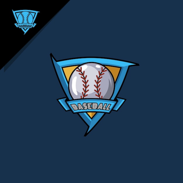 baseball illustration for emblem logo or symbol