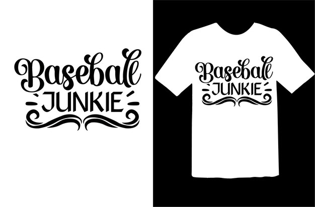 Вектор Дизайн футболки бейсбольного наркомана