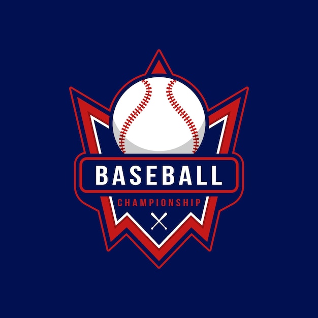 baseball logo badge template