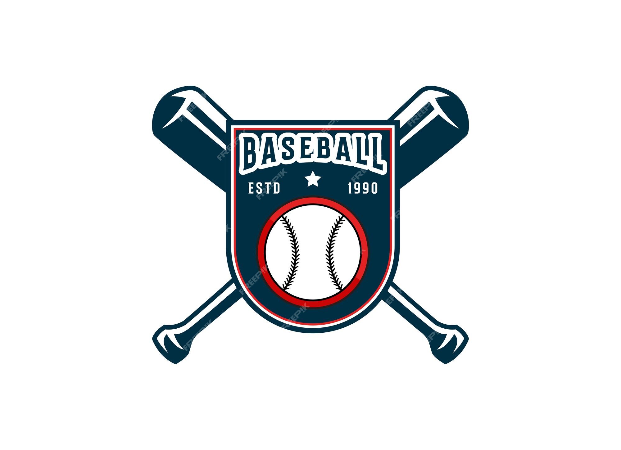 Premium Vector  Baseball championship logo design template