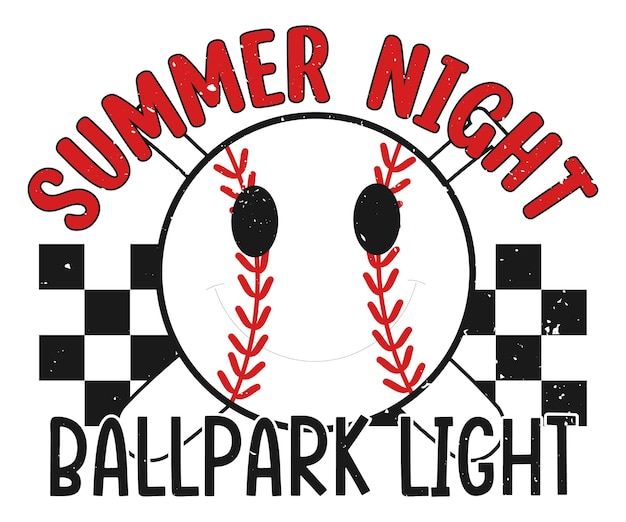 "여름밤"이라고 적힌 야구 로고.
