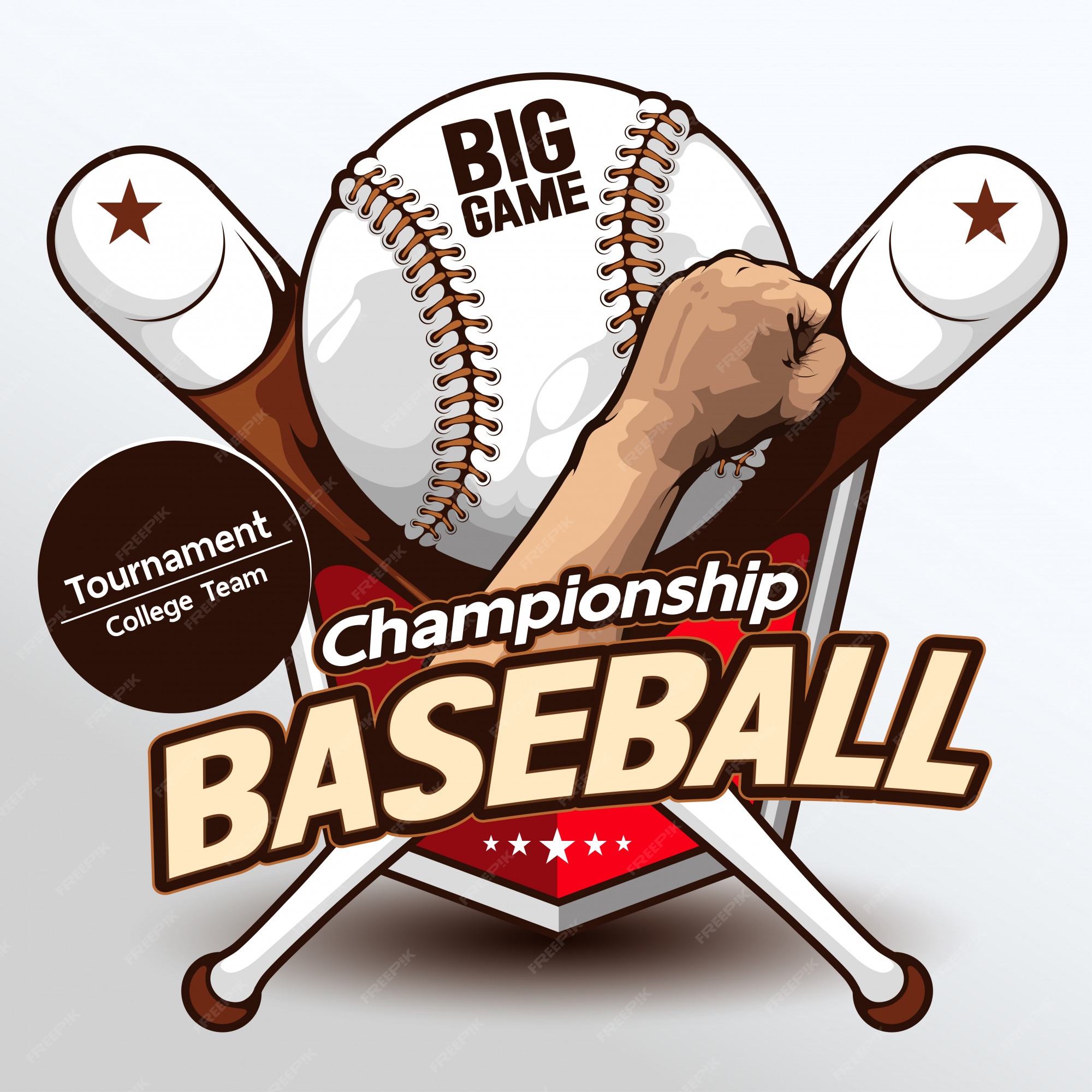 Baseball Championship Logo Stock Vector (Royalty Free) 1116834857