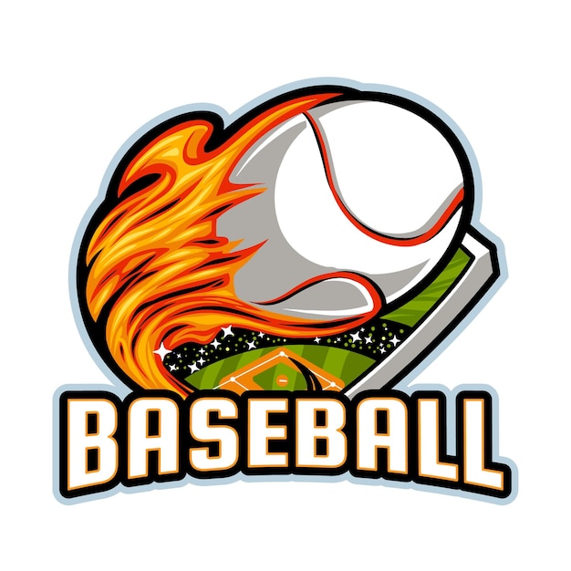 Vettore baseball logo