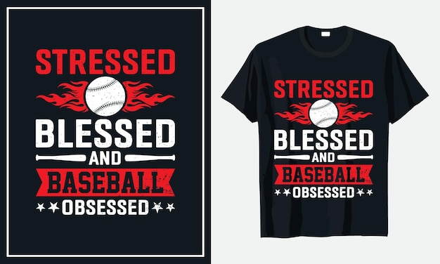 Baseball lover Tshirt Design Premium Vector