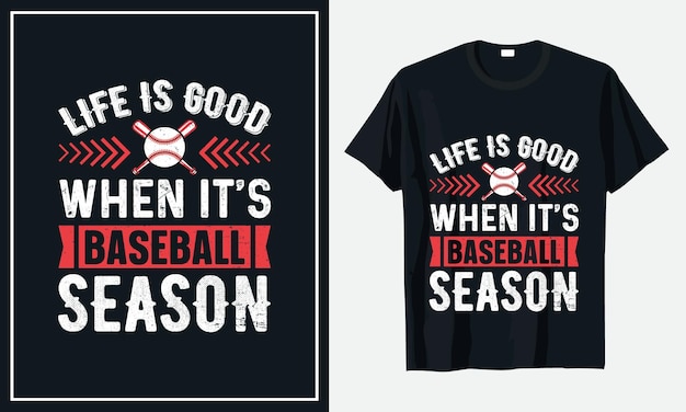 Baseball lover Tshirt Design Premium Vector