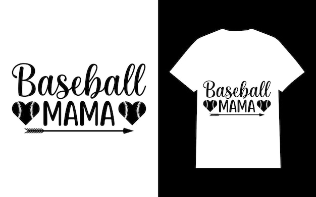 Baseball Mama Baseball Svg T Shirt Design