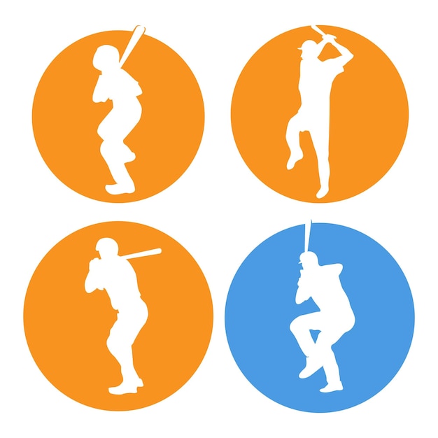 Baseball player icon vektor