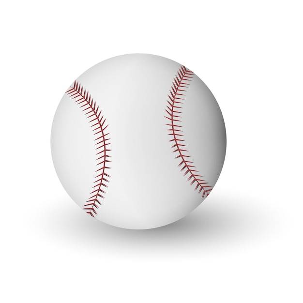 Baseball png of baseball op witte achtergrond