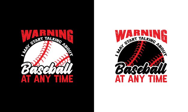 Disegno della maglietta di citazione di baseball, tipografia