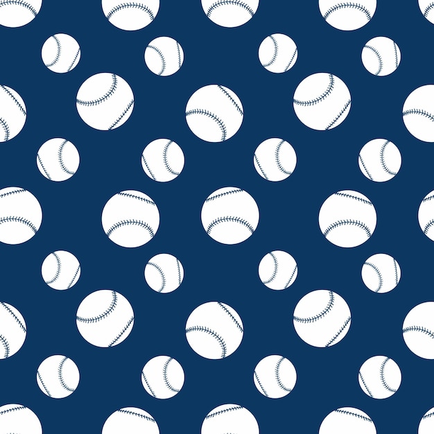 ベクトル 野球のシームレスパターン