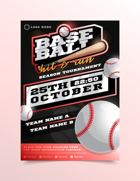 Baseball Sport Flyer