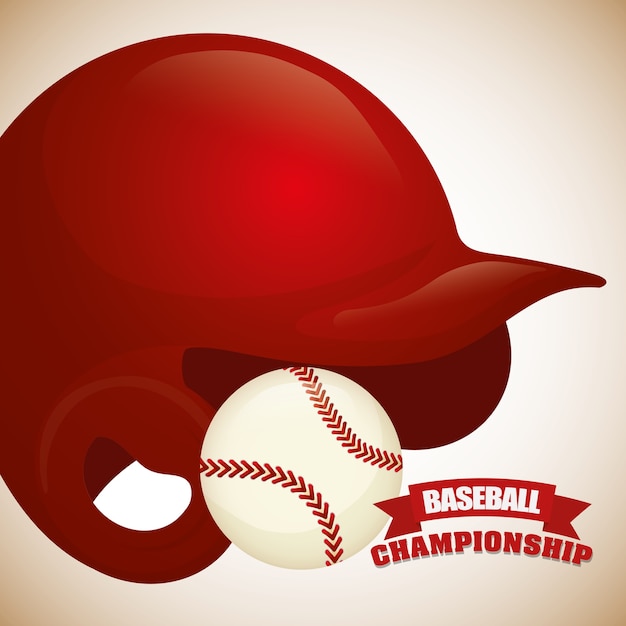 Baseball sport game graphic design