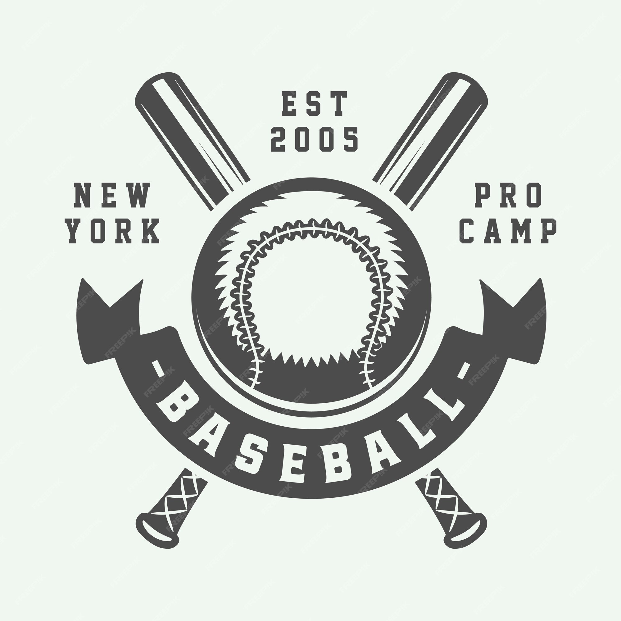 Premium Vector | Baseball sport logo