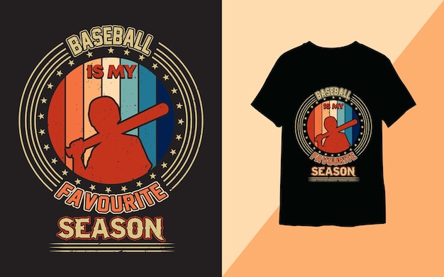 Design della maglietta in stile baseball design della maglietta del papà da baseball