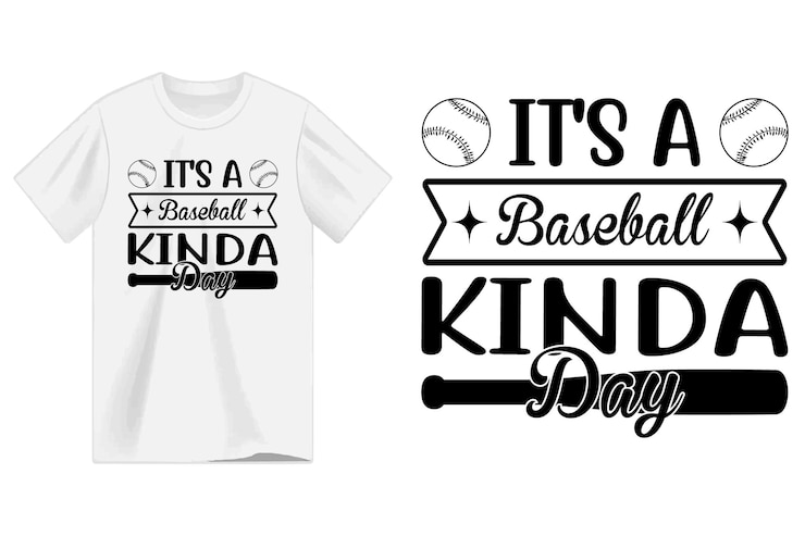 वेक्टर baseball svg t shirt design vector