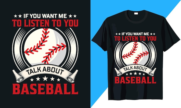 Vettore vettore di disegno della maglietta di baseball con elementi di baseball e tipografia