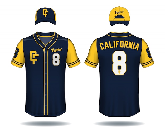 Maglietta da baseball mock up.