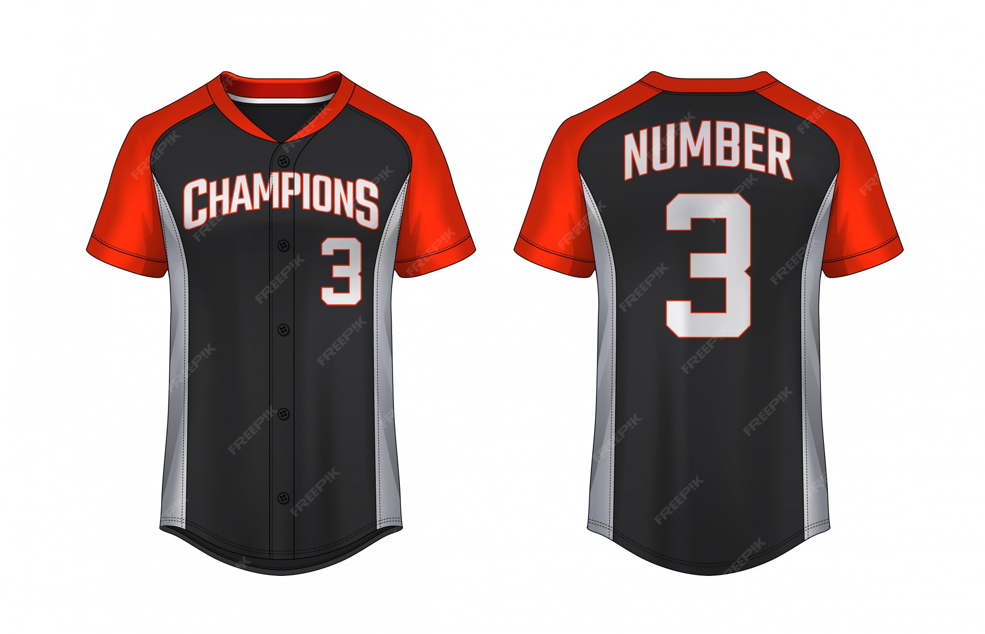 Premium Vector Baseball tshirt template Premium Vector Baseball tshirt template