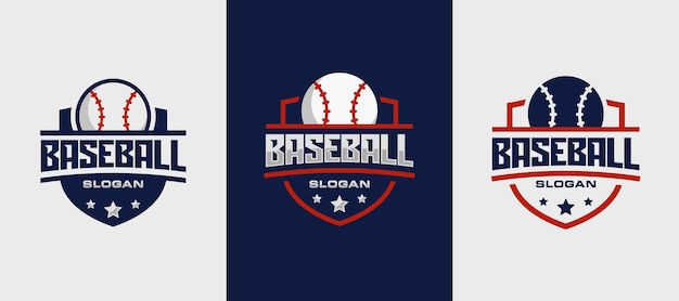 Векторная иллюстрация логотипа бейсбольной команды