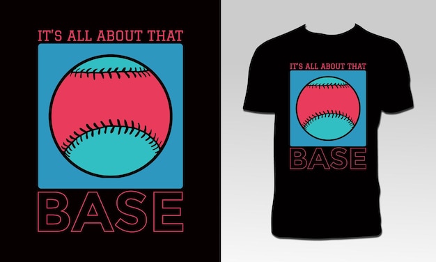 Baseball tee design