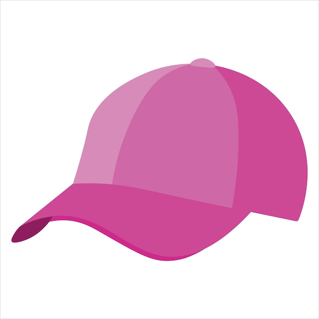 Vector baseballcap hoofddeksels pictogram vector illustratie symbool