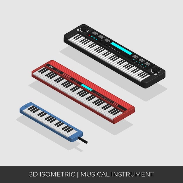 Vettore set di strumenti musicali basati