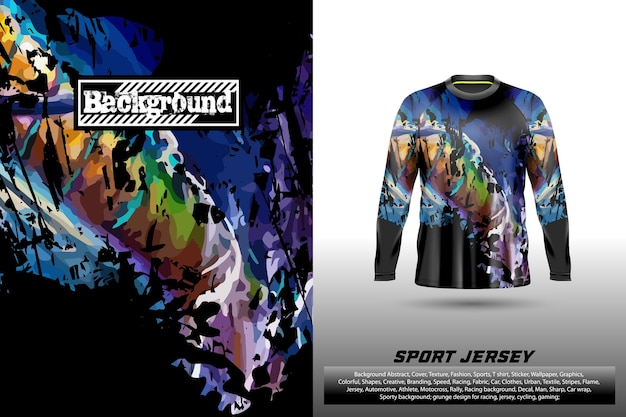 Basic RAbstract Background Grunge Sport Jersey 4GB