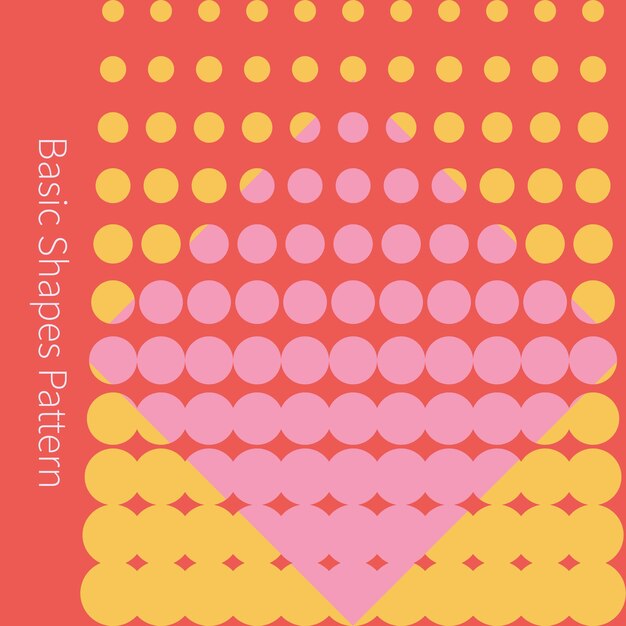 Basic shapes pattern to use for different kind of visual graphics