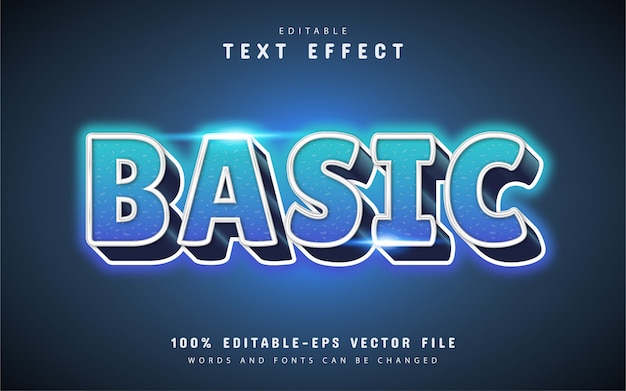 Basic text effect