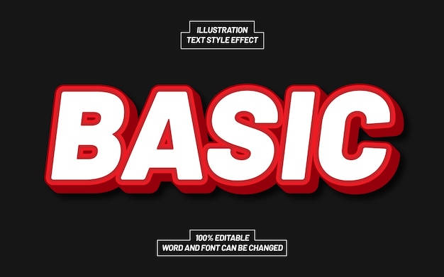 Basic Text Style Effect